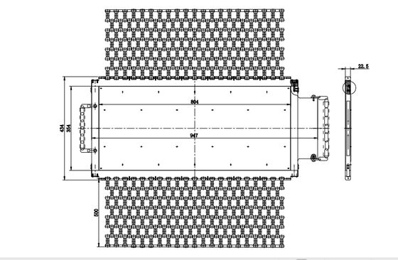 IP65 su koruması ile yerleşik taşınabilir aks ağırlıkları