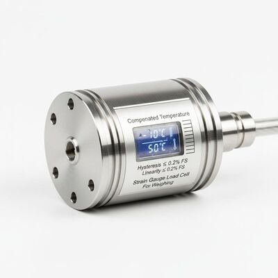 Telafi Sıcaklığı -10C 50C Gerinim Ölçer Yük Hücresi, Tartım İçin Histerez %0,02 FS'yi Aşmayan ve Doğrusallık %0,2 FS Sunar